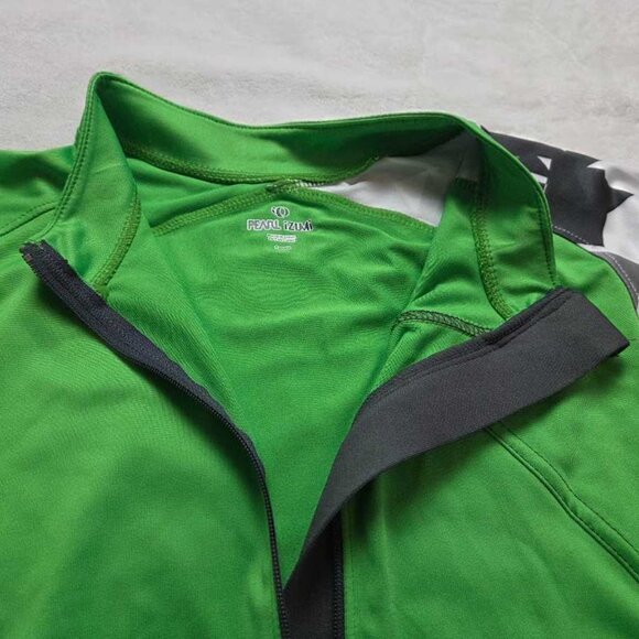New men's S Pearl Izumi Launch cycling jersey in Green - Picture 4 of 12